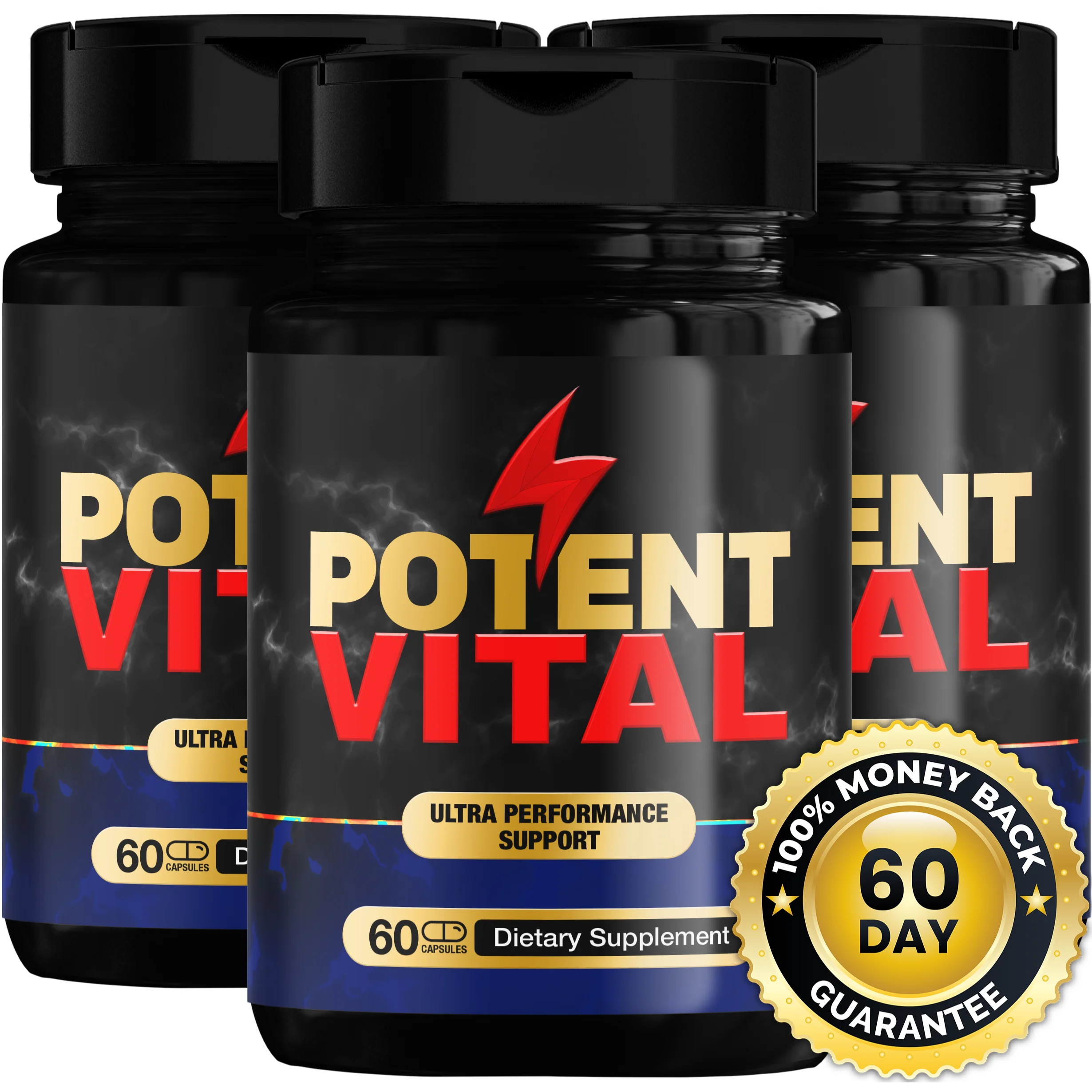 PotentVital 3 bottles